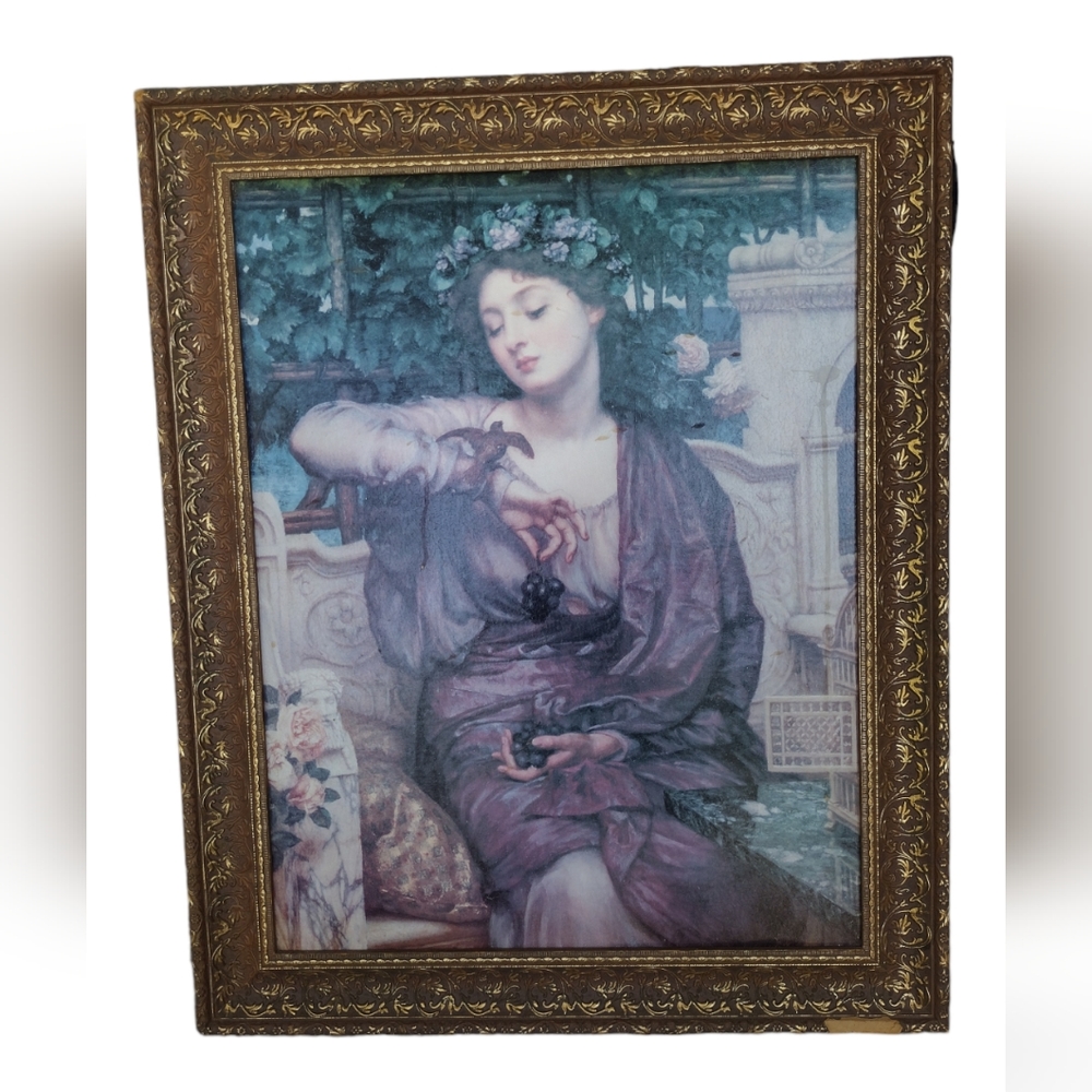 'Libra and Sparrow' by Sir Edward Poynter Painting